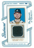 Sports Memorabilia Autograph Warehouse 343458 Brian McCann Player Worn Jersey Patch Baseball Card - Atlanta Braves 2010 Topps 206 Piedmont No. TR-BMC