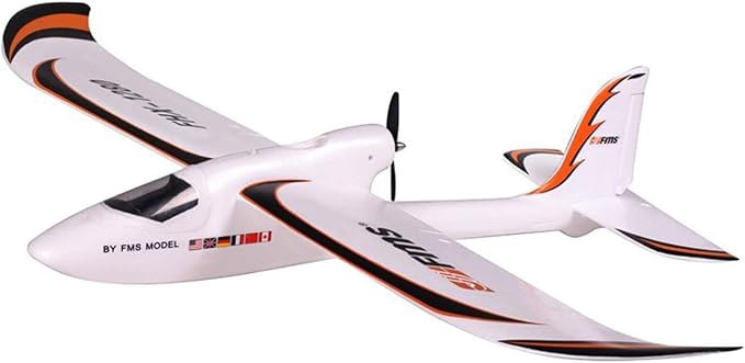 Fms Rc Plane for Adults Easy Trainer RC Airplane 4CH 1280mm (50.4) Wingspan Beginner Without Reflex RTF Ready to Fly (Included Transmitter/Receiver/Battery)
