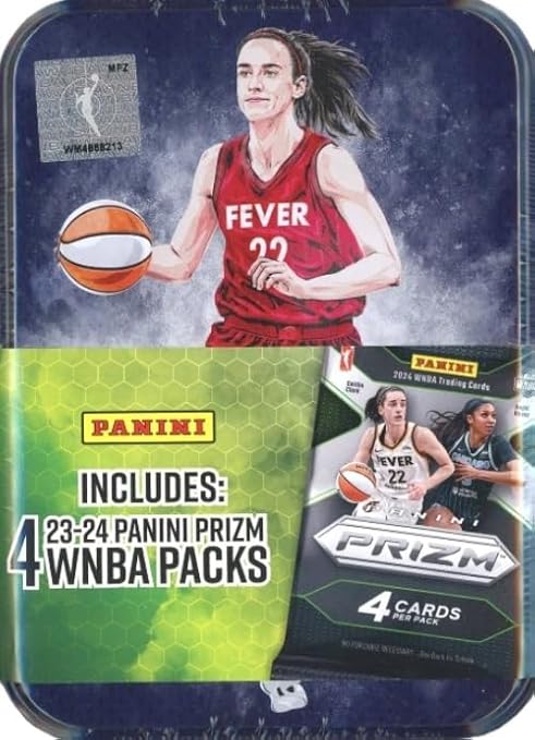 2024 Panini PRIZM WNBA Championship Basketball CAITLIN CLARK Factory Sealed Collector TIN! Look for Rookies of Caitlin Clark Angel Reese Cameron Brink Kamilla Cardoso Aaliyah Edwards &amp More!