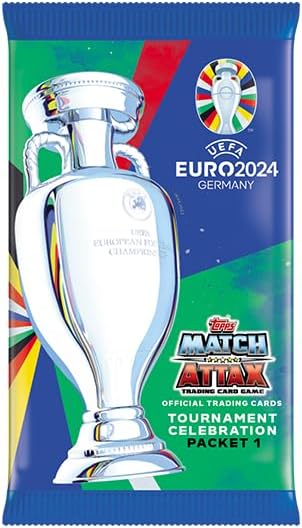 Topps Official Match Attax for 2024 European Football Championship - Tournament Box (30 Exclusive Packages)