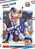 Sports Memorabilia Autograph Warehouse 244934 Jamey Carroll Autographed Baseball Card - Montreal Expos FT 2003 Fleer Platinum Prospects - No. 237