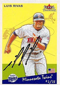 Sports Memorabilia Autograph Warehouse 246372 Luis Rivas Autographed Baseball Card - Minnesota Twins 2002 Fleer Tradition - No. 174