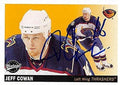 Sports Memorabilia Autograph Warehouse 224126 Jeff Cowan Autographed Hockey Card - Atlanta Thrashers FT 2002 Upper Deck Vintage - No. 12