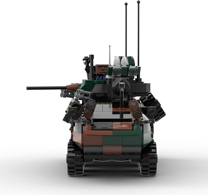 LAV-25 Infantry Fighting Vehicle Building Blocks and Construction Toy Collectible WW2 Military-Themed Model to Build and Display Great Gift (476PCS)