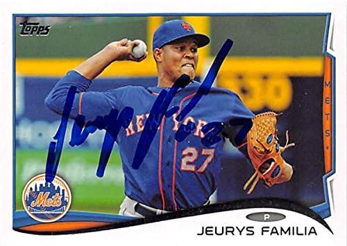 Sports Memorabilia Autograph Warehouse 344676 Jeurys Familia Autographed Baseball Card - New York Mets 2014 Topps No. 375