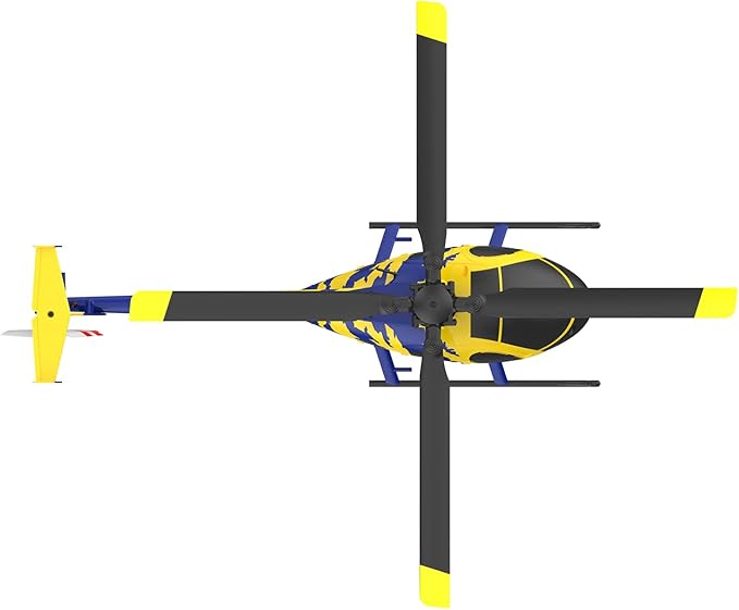 RC ERA C184 MD500 RC Helicopter for Adults 2.4G 4CH 6-Axis Gyroscope Stabilized Helicopter RTF Remote Control Electric Aircraft with Optical Flow for Beginners - 4PCS Battery