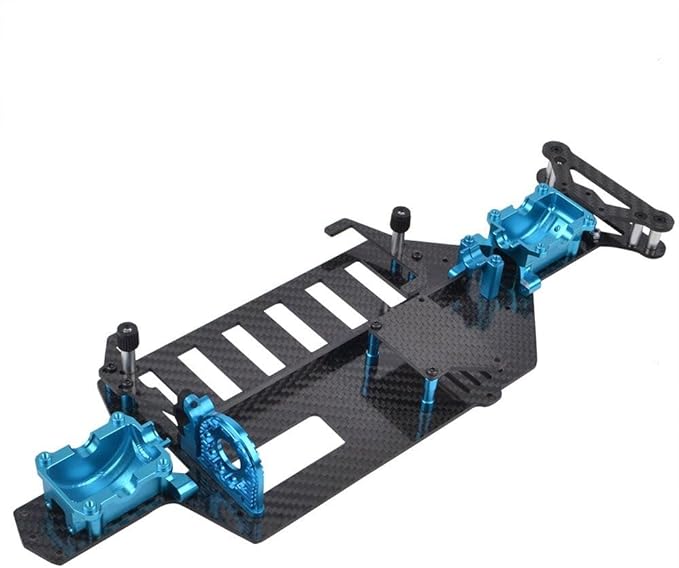 Carbon Lower Deck Case for Tamiya TT-02 TT-02RS TT-02FT Chassis Upgrades