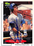 Sports Memorabilia Autograph Warehouse 302263 1991 Randy Knorr Autographed No.21 Baseball Card - Toronto Blue Jays