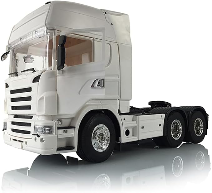 US in Stock 1/14 RC 3Axle Highline Trailer Tractor Truck Car Shell Body 2C Hobby Grade Model for Adult Cab not Assembled.