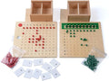 Kghios Montessori Multiplication and Division Board Montessori Math Toys Material for Toddlers KidsMultiplication &amp Division Board