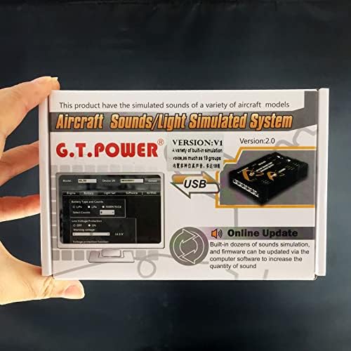 STARC GT Power Aircraft Simulated Sounds Light System V1 for RC Airplane Remote Control Helicopter