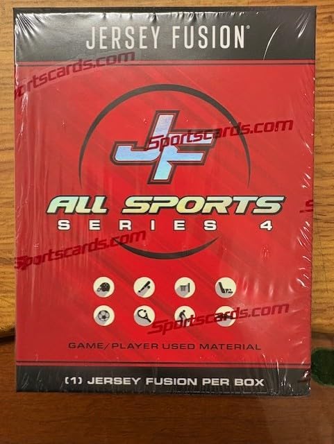 2025 Jersey Fusion All Sports Series 4 Trading Card Box (1) Jersey Fusion Card Per Box