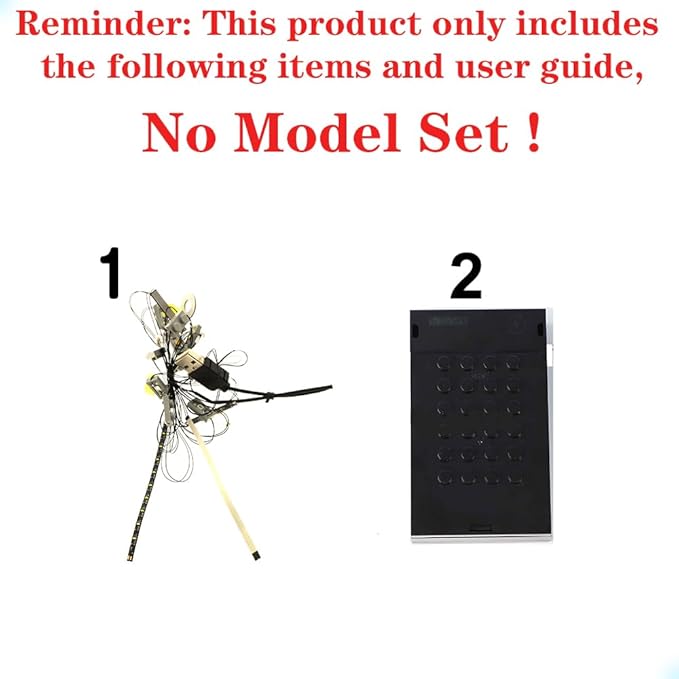 LED Light Set Compatible with Lego 76453 Malfoy Manor Building Blocks Model - Model Set NOT Included