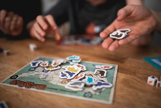 USAOPOLY National Parks Get Wild | Quick-Rolling Dice Game Featuring Iconic National Park Locations | Great Kids Game &amp Family Board Game