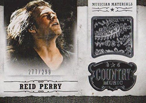 Autograph Warehouse 409047 Reid Perry Musician Worn Material Relic Patch Trading Card - Country Music 2014 Panini MRP LE 277-299