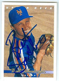 Sports Memorabilia Autograph Warehouse 246835 Bret Saberhagen Autographed Baseball Card - New York Mets 1993 Upper Deck - No. 282