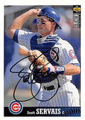 Sports Memorabilia Autograph Warehouse 248535 Scott Servais Autographed Baseball Card - Chicago Cubs 1997 Upper Deck - No. 64