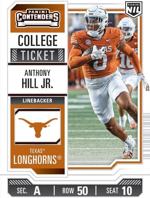 2025 Panini Nil Texas Longhorns Hobby Trading Card Box (2 Autographs Per Box)