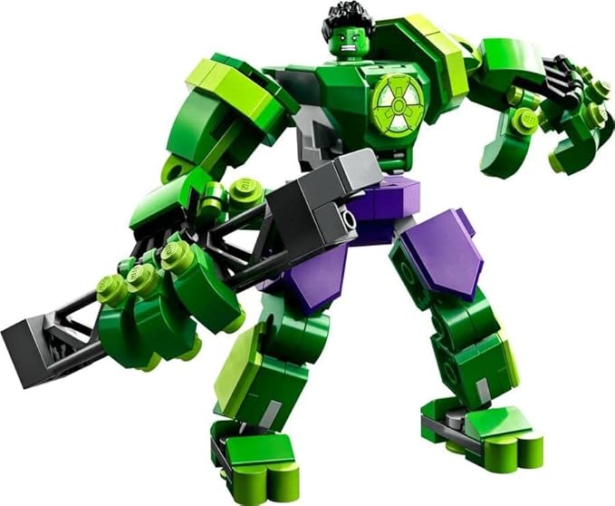LEGO Marvel Hulk Mech Armor 76241 Avengers Action Figure Set Collectable Super Hero Buildable Toys for Boys and Girls Ages 6 Plus Gift Idea