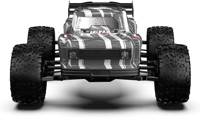 1:12 4WD RC Monster Truck Brushless Motor 70+km/h High Speed Double 3S Li-Po Battery with Balance Charger Waterproof All-Terrain Hobby Grade Remote Control Car for Adults