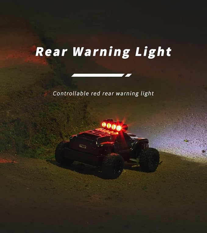 Turbo Racing 1:76 Scale RC Sport Car Table Racing 2.4GHZ Remote Control Mini Model Crawler Car with Full Proportional RTR for Adults Toys (Monster Truck Yellow C81)