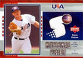 Sports Memorabilia Autograph Warehouse 466286 Danny Putnam Player Worn Jersey Patch Baseball Card Team USA - 2003 Upper Deck National Pride No.USA19