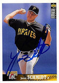 Sports Memorabilia Autograph Warehouse 244511 Jason Schmidt Autographed Baseball Card - Pittsburgh Pirates FT 1997 Upper Deck - No. 436