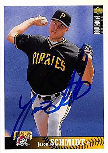 Sports Memorabilia Autograph Warehouse 244511 Jason Schmidt Autographed Baseball Card - Pittsburgh Pirates FT 1997 Upper Deck - No. 436