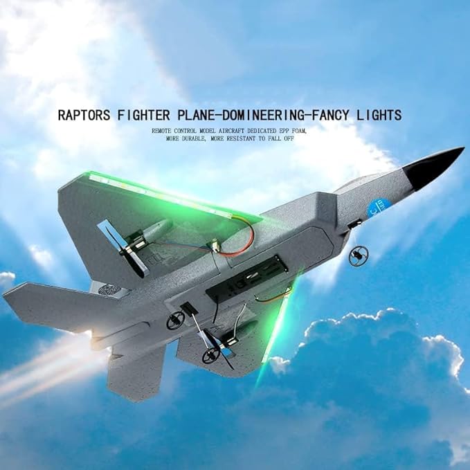 Rc Plane Jet Extra 3 Battery Remote Control Airplane 2025 Christmast Gift- New Planes Model Led Light Aircraft Fighter Army Toy with Easy to Flying Toys for Boys and Girls