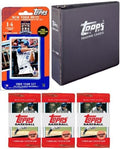 New York Mets 2009 MLB Team Set with Topps 3 Ring Binder and 3 Topps Packs - Inaugurul Season