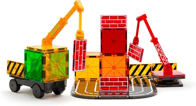 MAGNA-TILES Builder 32-Piece Magnetic Construction Set The ORIGINAL Magnetic Building Brand