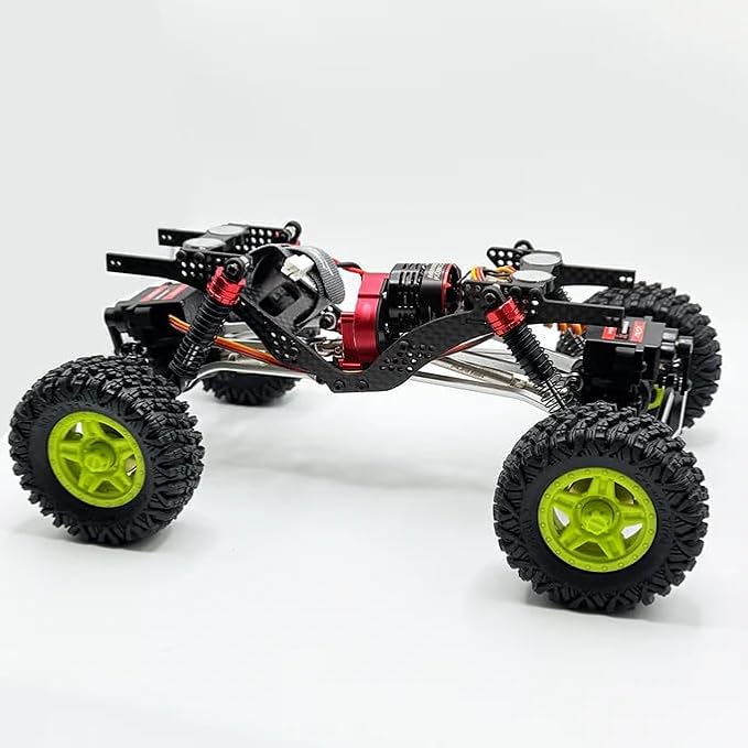 furitek 1/18 RC Crawler TerraX Active Pro 4WS – 1/18 ARTR RC Rock Crawler Remote Control Car w 4-Wheel Steering Full Kit RTR Ready-to-Run 2-in-1 Outrunner Brushless System