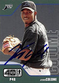 Sports Memorabilia Autograph Warehouse 247391 Jesus Colome Autographed Baseball Card - Tampa Rays 2002 Upper Deck Fortyman - No. 105