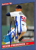 Sports Memorabilia Autograph Warehouse 270063 Kevin Frederick Autographed Baseball Card - Minnesota Twins FT 2002 Donruss Rated Rookie - No. 242
