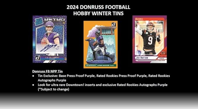 2024 Panini Donruss Football Winter Holiday Tin
