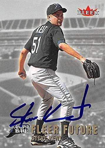 Sports Memorabilia Autograph Warehouse 247612 Steve Kent Autographed Baseball Card - Tampa Bay Rays 2002 Fleer Future - No. 503