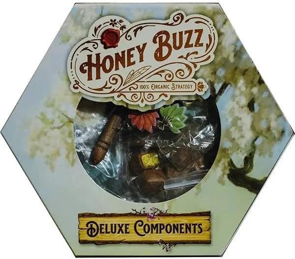 Honey Buzz Deluxe Component Pack – Premium Upgrade Kit for Honey Buzz Board Game | Enhanced Tokens Components &amp Table Presence (Ages 10+ 1–4 Players 45–90 Minutes)