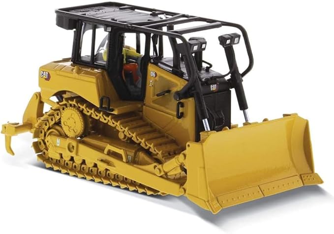 Diecast Masters CAT Caterpillar D6 Track Type Tractor Dozer with SU Blade and Operator High Line Series 1/50 Diecast Model 85553