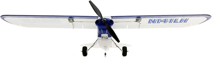 HobbyZone Sport Cub S 2 RC Airplane BNF Basic with Safe (Transmitter Battery and Charger Not Included) HBZ44500 Blue &amp White