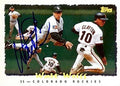 Sports Memorabilia Autograph Warehouse 291499 1995 Topps Cyber Stats Walt Weiss Autographed No.71 Baseball Card - Colorado Rockies SC