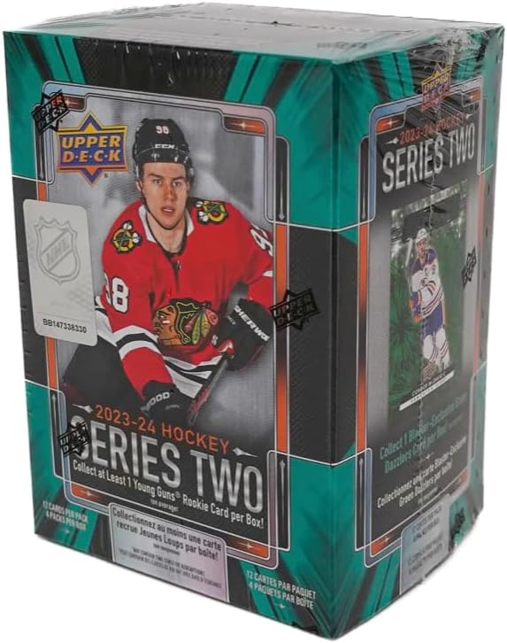 TSV 2023/24 Upper Deck Series 2 Hockey Blaster Box 4 Packs per Box 12 Cards per Pack