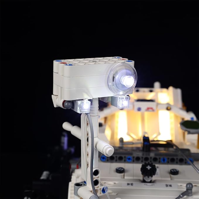 Kyglaring LED Lighting Kit for Lego Technic NASA Mars Rover 42158 Building Set (No Model) - Light Set Compatible with 42158 Perseverance Advanced - Without Building Set (Classic Version)