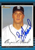 Sports Memorabilia Autograph Warehouse 249465 Ben Howard Autographed Baseball Card - San Diego Padres FT 2002 Bowman - No. 266