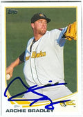Sports Memorabilia Autograph Warehouse 247966 Archie Bradley Autographed Baseball Card - Arizona Diamondbacks South Bend Silver Hawks 2013 Topps Pro Debut - No. 141