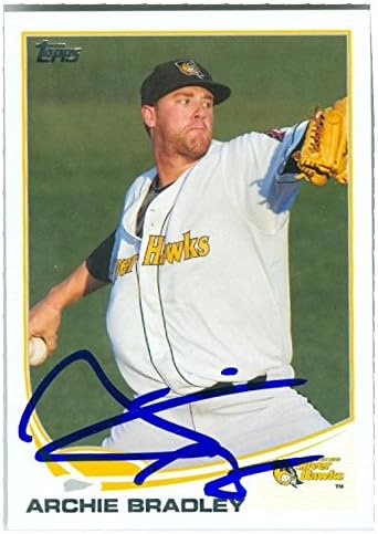 Sports Memorabilia Autograph Warehouse 247966 Archie Bradley Autographed Baseball Card - Arizona Diamondbacks South Bend Silver Hawks 2013 Topps Pro Debut - No. 141
