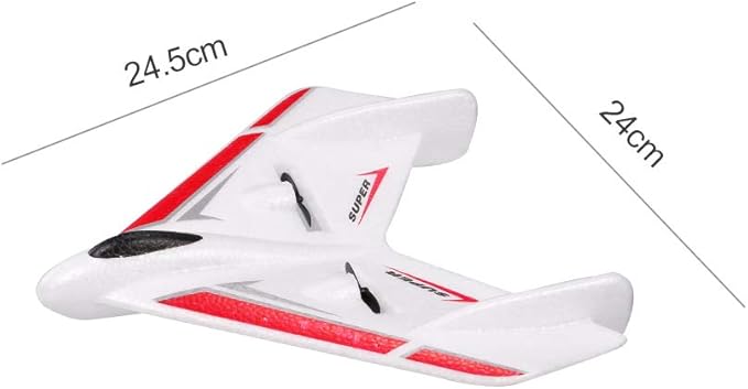 GoolRC FX601 RC Airplane 2.4Ghz 2 Channel Remote Control Plane Easy to Fly RC Aircraft for Beginners Teens and Adults