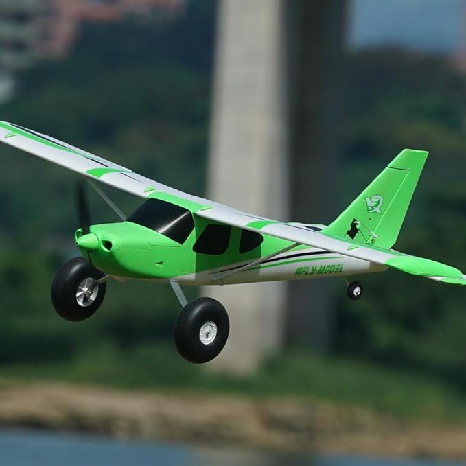 GlaStar V2 Green 1233mm(48.5'') RC Aircraft RC Trainer for Beginner (Transmitter Receiver and Battery not Included)