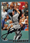 Sports Memorabilia Autograph Warehouse 247561 John Flaherty Autographed Baseball Card - Tampa Rays 2001 Topps - No. 174