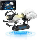Sci-Fi Games Gun Building Set for Adults Ideas Portol 2 Gun Building Model with Light &amp Display Stand Cool Collectible Games Fans Gift