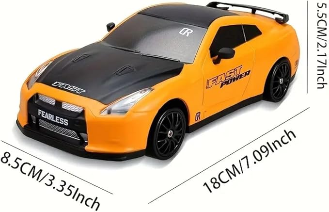 Liberty Imports RC Drift Car 1/24 2.4GHz 4WD Remote Control Sport Racing On-Road Vehicle with LED Light Batteries and Drift Tires (Style 6)